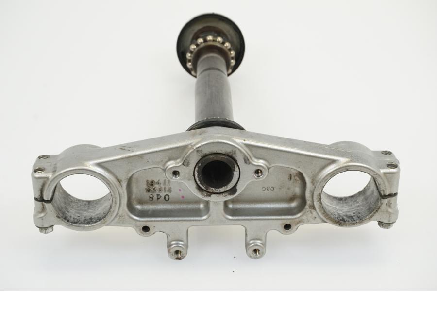 Snett uppifrån på Gaffelkrona från en Yamaha WR 125 -2010 motorcykel.