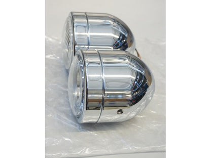 Höger sida på Strålkastare från en Universal Universal -2022 motorcykel.