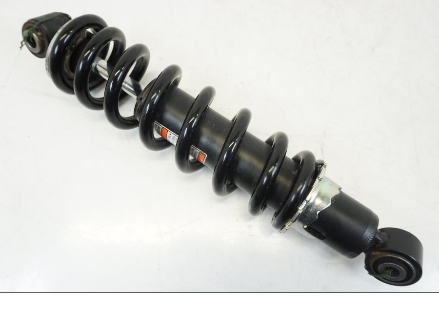 Snett uppifrån på Stötdämpare från en Kawasaki NINJA 400 -2020 motorcykel.