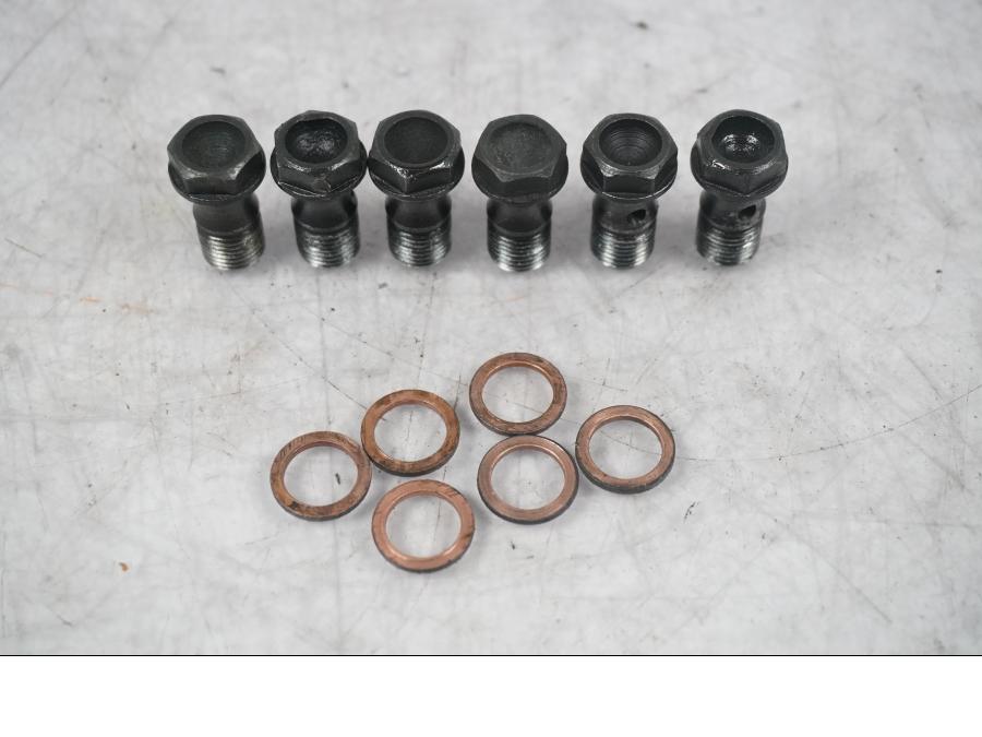 Framsidan på Bromsledning från en H-D Touring Street Glide FLHX -2009 motorcykel.