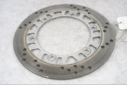 Framsidan på Bromsskiva från en Kawasaki GPX 600 -1993 motorcykel.