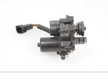 Baksidan på Avgasspjällmotor från en Ducati 848 EVO -2012 motorcykel.