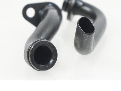 Snett nerifrån på Oljepump från en BMW F 850 GS -2019 motorcykel.