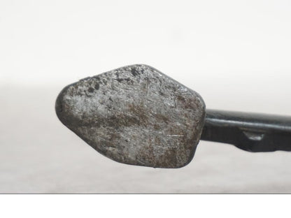 Snett nerifrån på Sidostöd från en Triumph Tiger -2009 motorcykel.