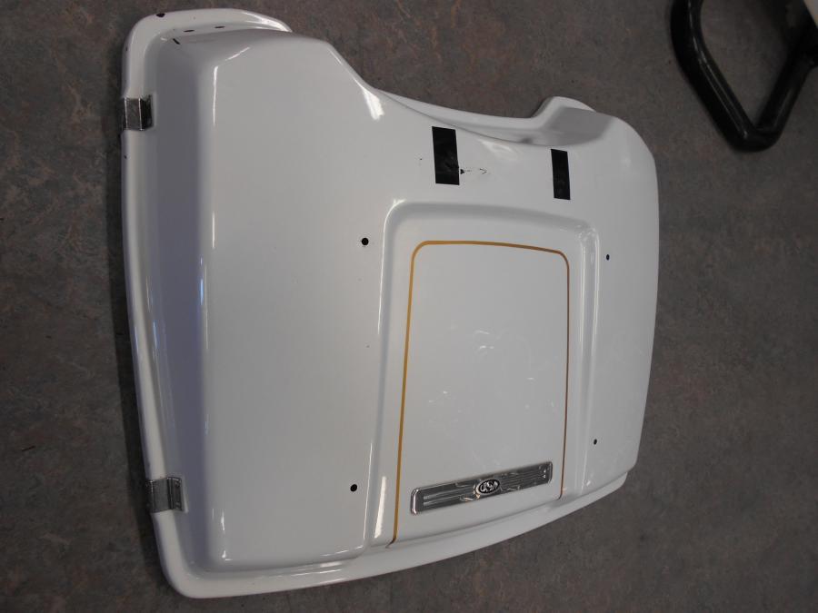 Baksidan på Topboxlock från en H-D Street Glide FLHX -2004 motorcykel.