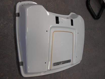 Baksidan på Topboxlock från en H-D Street Glide FLHX -2004 motorcykel.