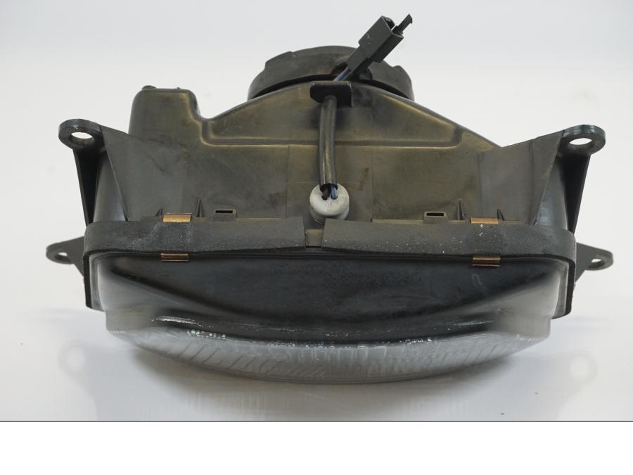 Snett uppifrån på Strålkastare från en Yamaha TRX 850 -1997 motorcykel.