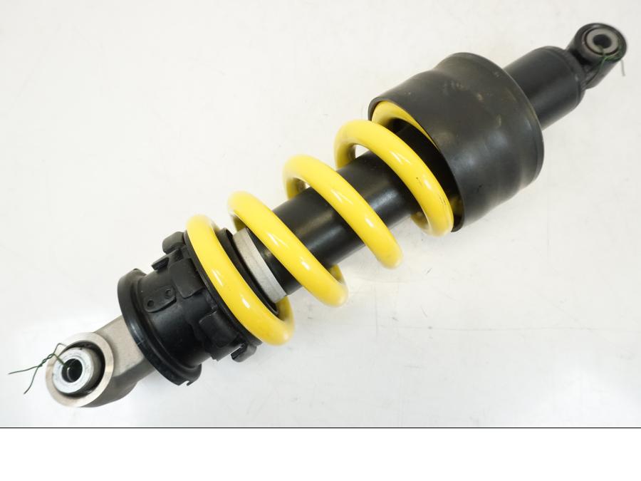 Snett uppifrån på Stötdämpare från en Honda CBR 650 R -2019 motorcykel.