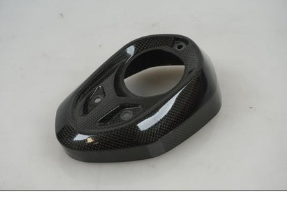 Framsidan på Ljuddämpardekor från en BMW S 1000 RR -2016 motorcykel.