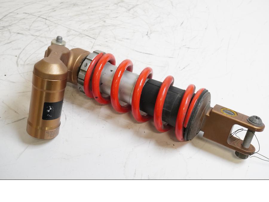 Framsidan på Stötdämpare från en BMW S 1000 RR -2010 motorcykel.