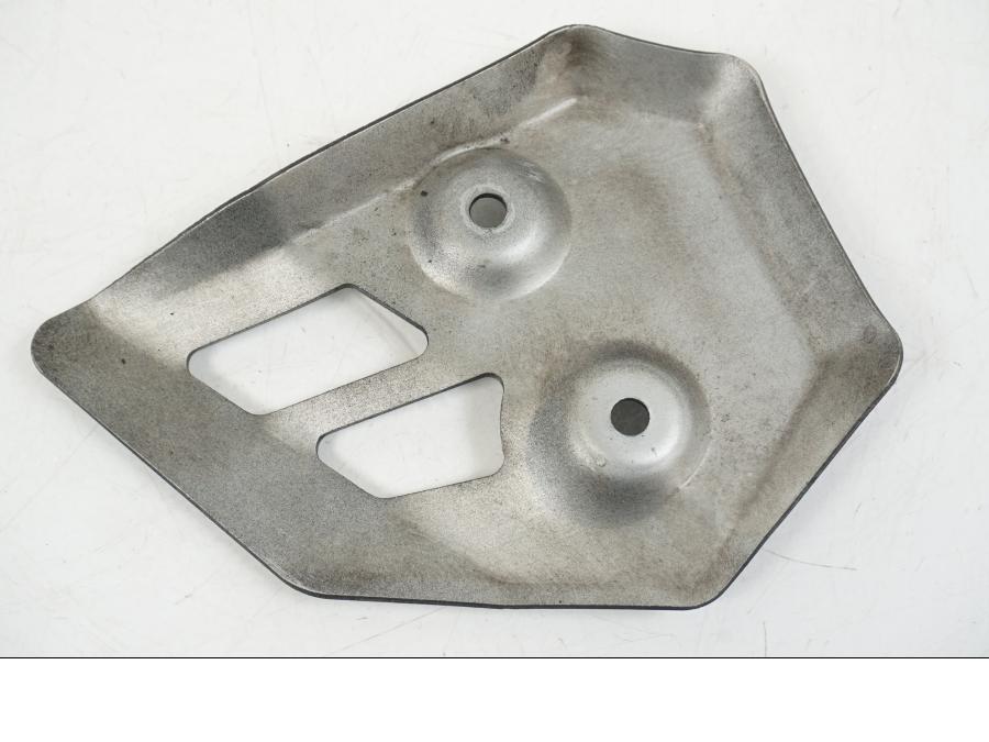 Snett uppifrån på Fotpinnehälskydd från en Yamaha XT 660 X -2005 motorcykel.