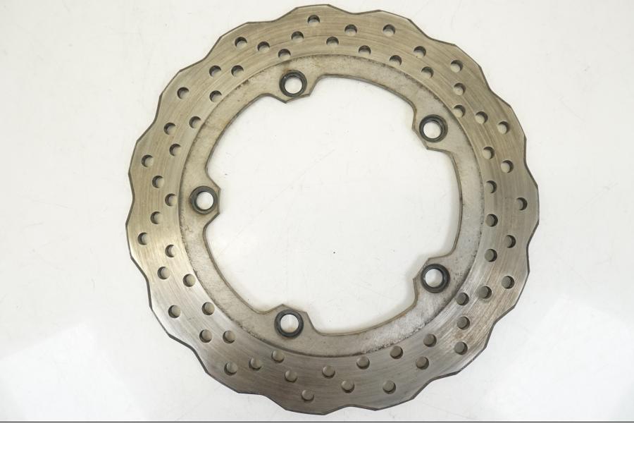 Vänster sida på Bromsskiva från en Yamaha XSR 700 -2016 motorcykel.