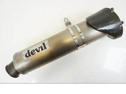 Framsidan på Ljuddämpare Sport från en Kawasaki ZX-12R -2000 motorcykel.