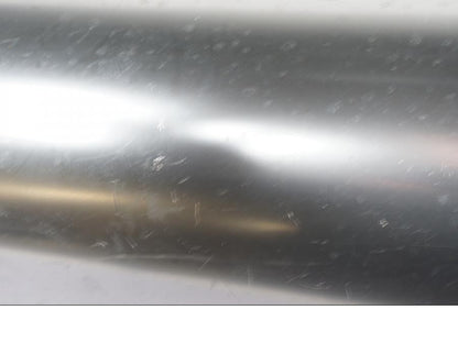 Snett uppifrån på Ljuddämpare från en Honda CBR 500 R -2013 motorcykel.