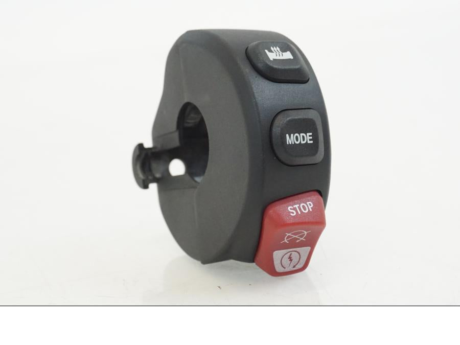 Framsidan på Styrelreglage från en BMW R 1250 GS -2019 motorcykel.