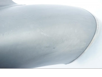 Snett uppifrån på Ljuddämpare från en Suzuki GSX-R 1000 -2009 motorcykel.