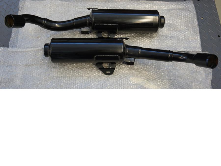 Baksidan på Ljuddämpare Sport från en Honda CBR 1000 F -1995 motorcykel.