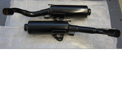 Baksidan på Ljuddämpare Sport från en Honda CBR 1000 F -1995 motorcykel.