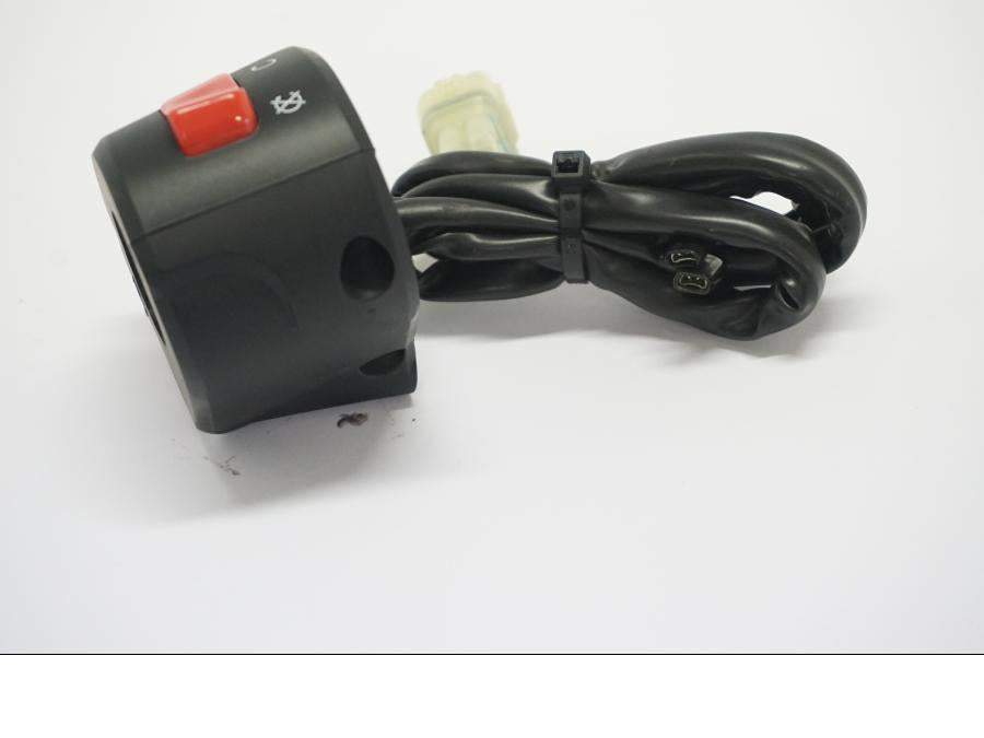 Baksidan på Styrelreglage från en Kawasaki Z 900 -2019 motorcykel.