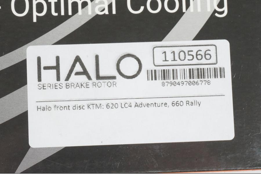 Höger sida på Bromsskiva från en KTM 640 LC4 -2005 motorcykel.