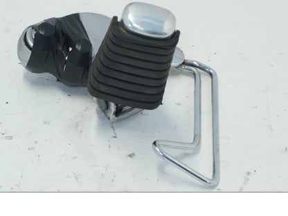 Snett uppifrån på Fotpinne från en Yamaha XV 535 -1995 motorcykel.