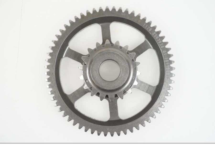 Snett uppifrån på Startkoppling från en BMW F 850 GS -2019 motorcykel.