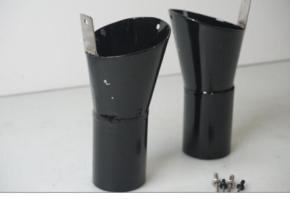 Baksidan på DB-killer från en Suzuki VL 1500 -1998 motorcykel.