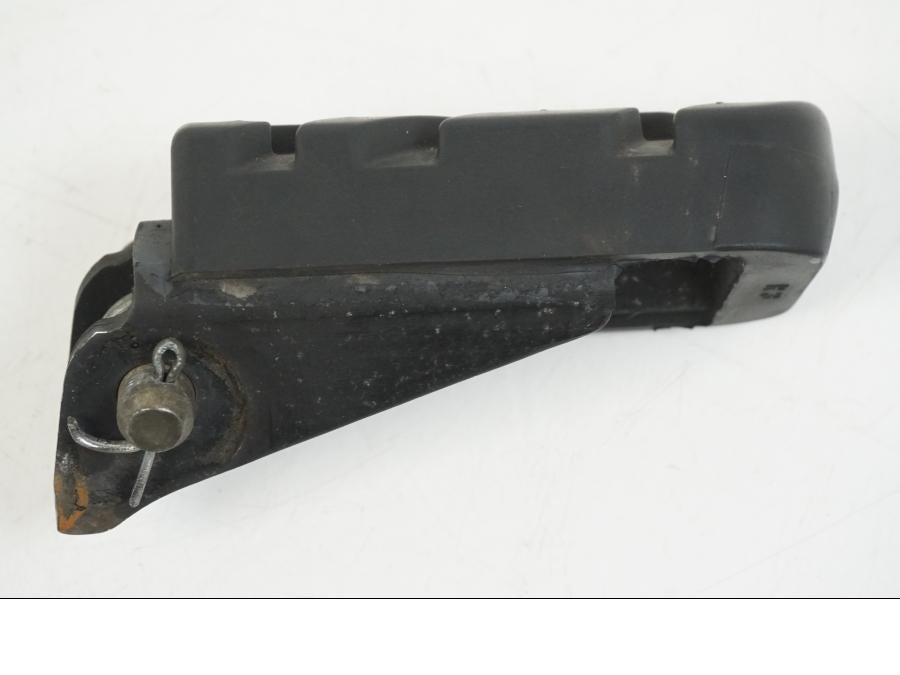 Snett uppifrån på Fotpinne från en Yamaha XT 660 X -2005 motorcykel.