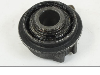 Snett uppifrån på Hastighetsdrivning från en Yamaha FZR 1000 -1990 motorcykel.