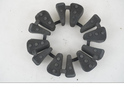 Framsidan på Ryckutjämnare från en Triumph Street Triple -2009 motorcykel.