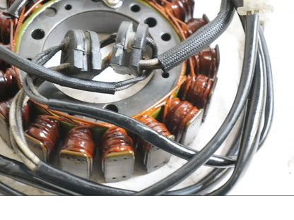 Baksidan på Generator från en Yamaha XVS 650 -1998 motorcykel.