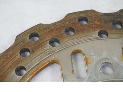 Höger sida på Bromsskiva från en Kawasaki ZZ-R 1400 -2009 motorcykel.