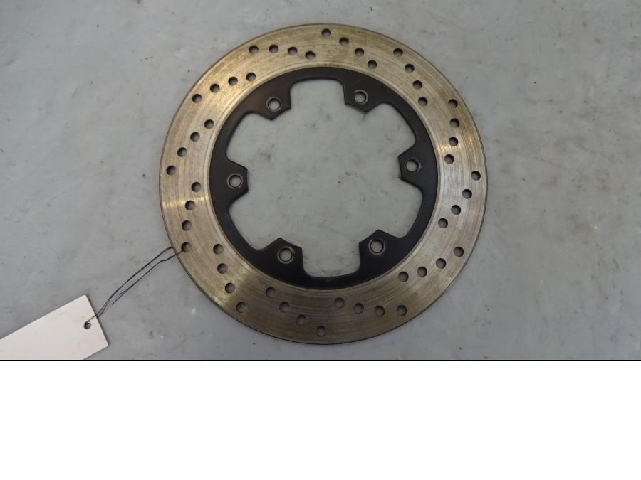 Framsidan på Bromsskiva från en Ducati ST2 -2001 motorcykel.