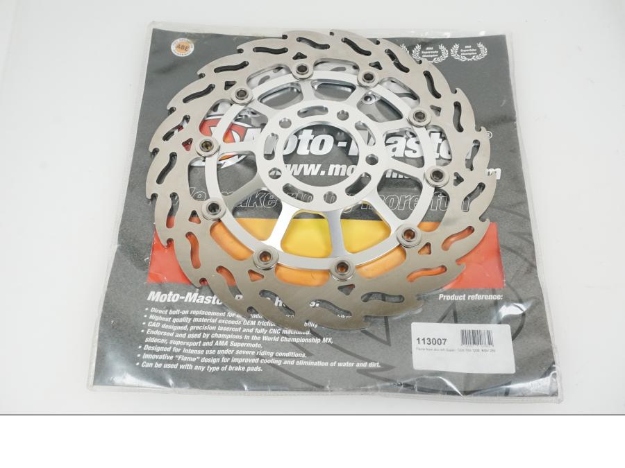 Baksidan på Bromsskiva från en Suzuki GSX 750 -2008 motorcykel.