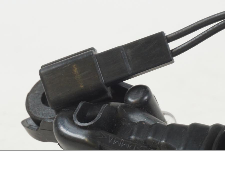 Snett nerifrån på Positionsljus från en Suzuki GSX-R 1000 -2007 motorcykel.