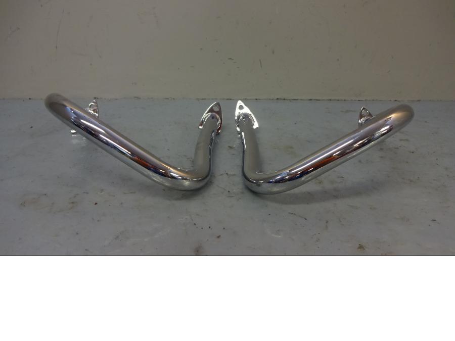 Höger sida på Motorskyddsbåge från en Indian Chieftain Classic -2019 motorcykel.