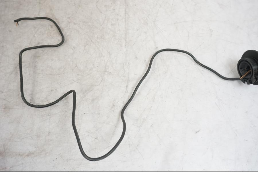 Snett nerifrån på Värmehandtag från en Triumph Tiger -2009 motorcykel.