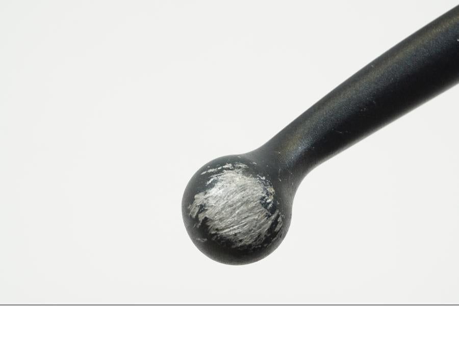 Snett uppifrån på Bromsgrepp från en Yamaha XT 660 R -2004 motorcykel.