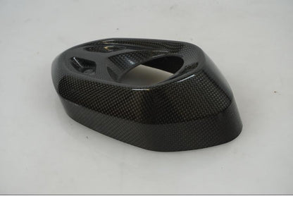 Vänster sida på Ljuddämpardekor från en BMW S 1000 RR -2016 motorcykel.