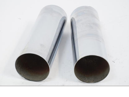 Snett uppifrån på Gaffelbensskydd från en Kawasaki VN 1500 -2002 motorcykel.