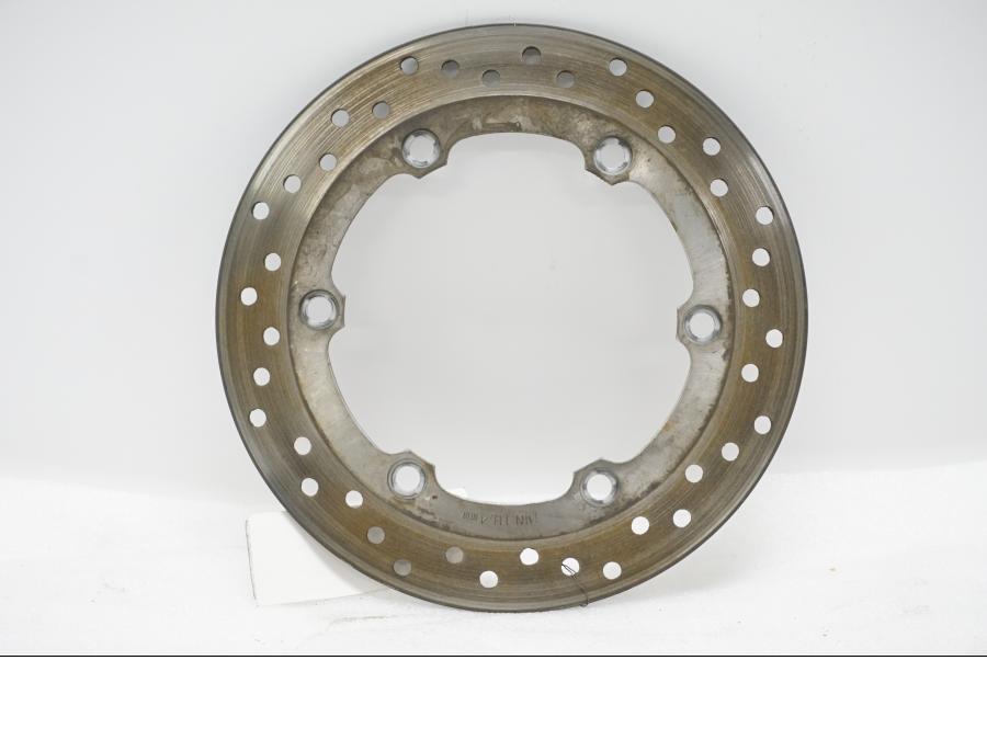 Framsidan på Bromsskiva från en Honda XL 1000 V -2008 motorcykel.