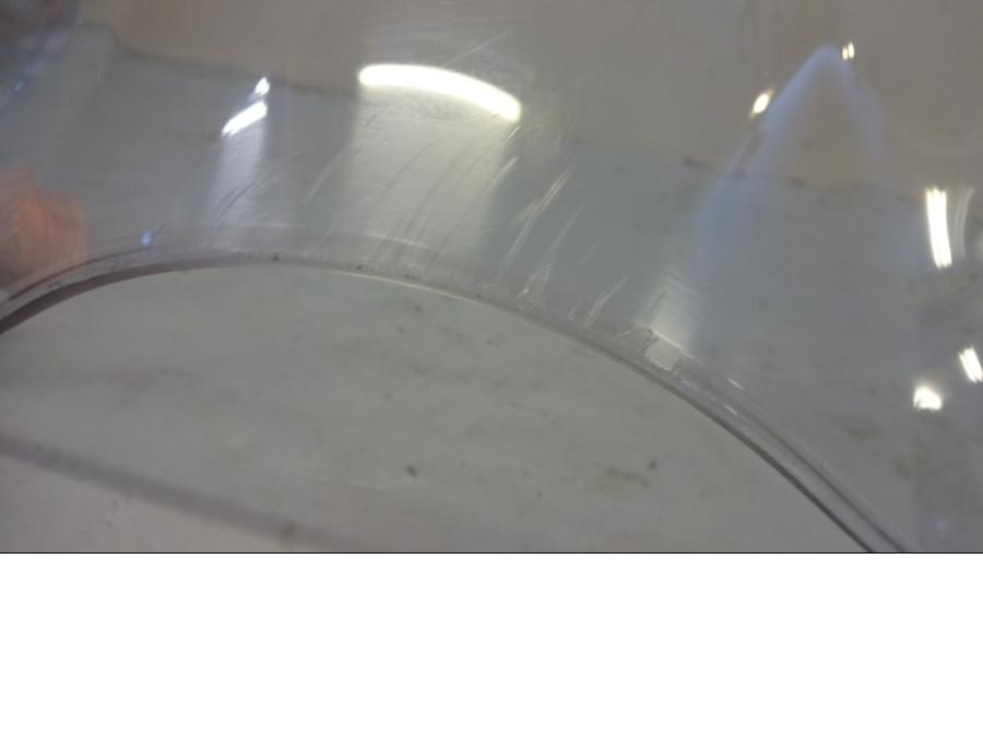 Höger sida på Vindruta från en Kawasaki Z 1000 -2018 motorcykel.