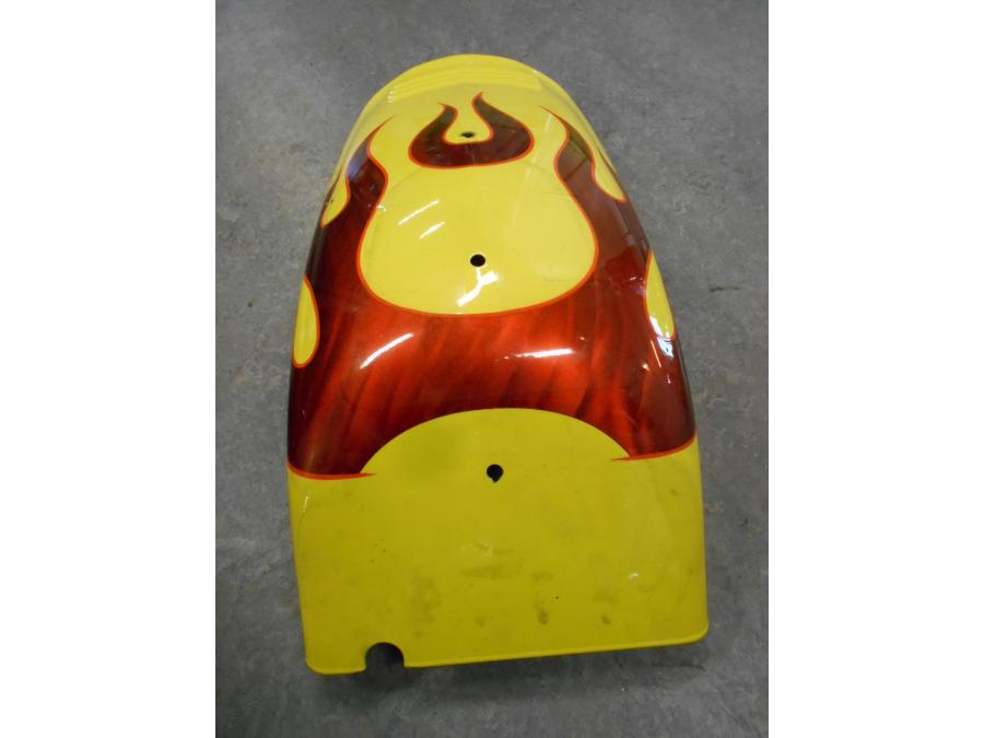 Vänster sida på Bakskärm från en H-D Softail -2009 motorcykel.