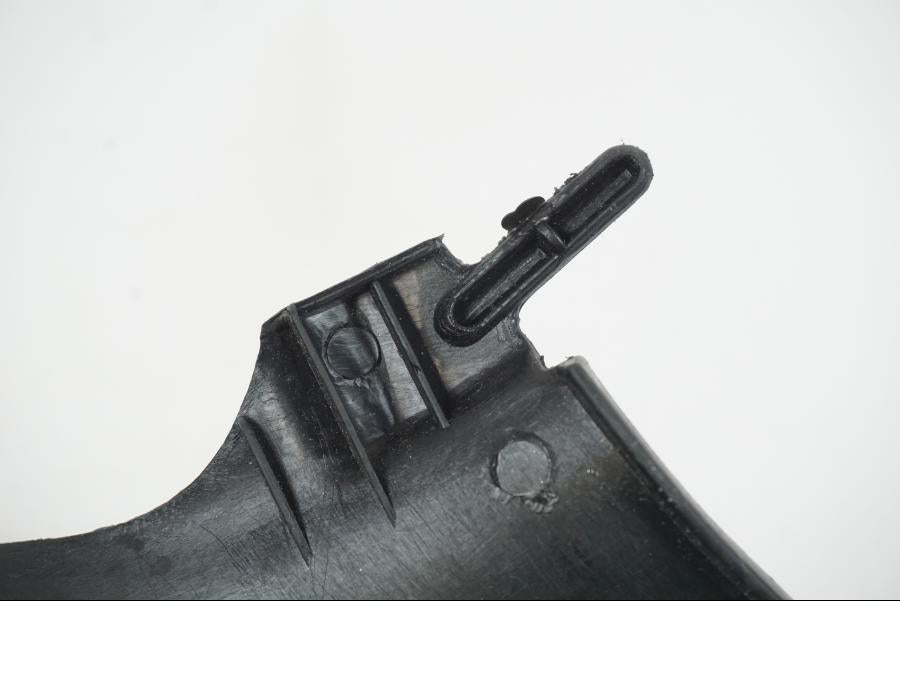 Snett uppifrån på Sidkåpa från en Suzuki GSX-R 750 -2009 motorcykel.