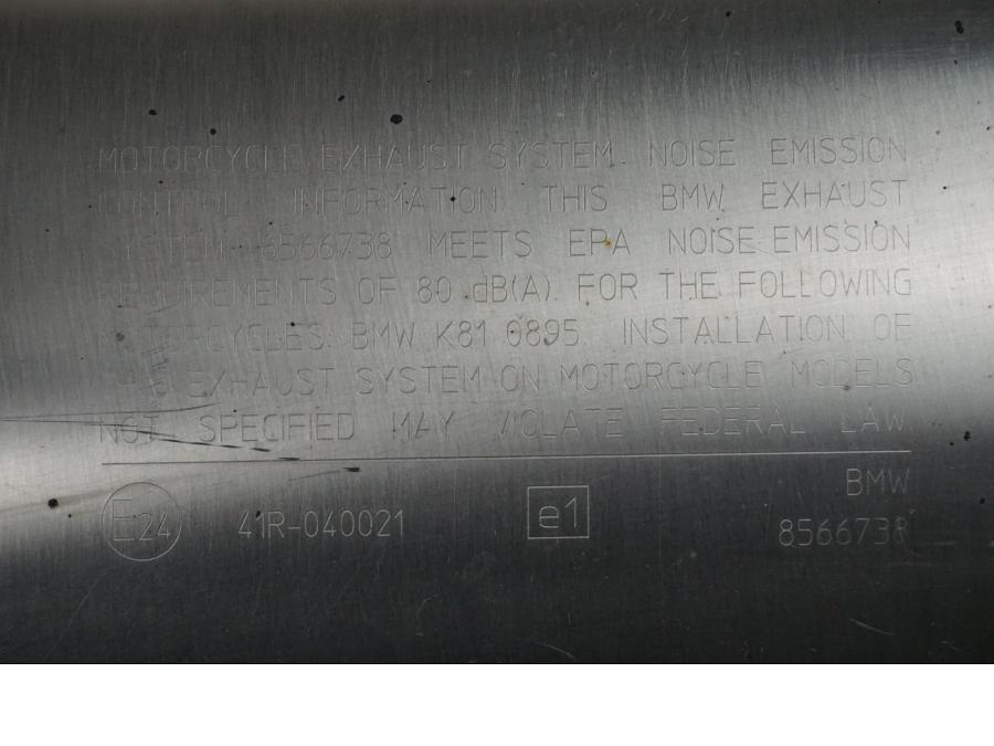 Extrabild5 på Ljuddämpare från en BMW F 850 GS -2018 motorcykel.