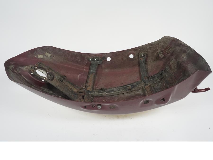 Snett uppifrån på Bakskärm från en Triumph Rocket III -2007 motorcykel.