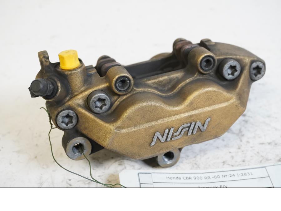 Framsidan på Bromsok från en Honda CBR 900 RR -2000 motorcykel.