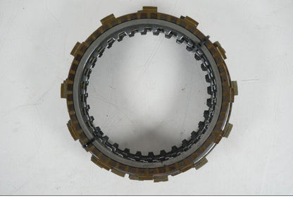 Baksidan på Lameller från en H-D Softail Standard FXST -2001 motorcykel.