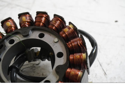 Baksidan på Generator från en Honda VT 600 C -1999 motorcykel.