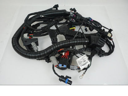 Vänster sida på Kabelstam från en H-D Dyna Fat Bob FXDF -2016 motorcykel.